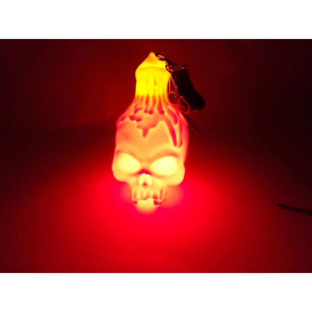NWT Universal Studios Light Up Skull Lanyard Halloween Horror Nights Color Chang